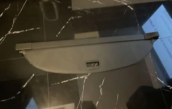 Parcel shelf load cover