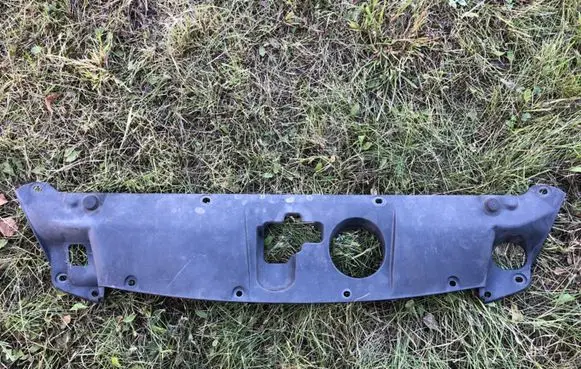 Engine bonnet/hood lock trim molding