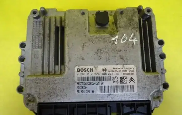 Citroen C3 Pluriel Engine control unit/module 0281012524 9659137380
