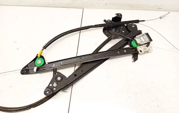 Sliding door window regulator with motor