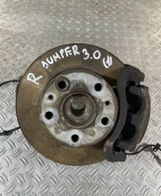Front wheel hub spindle knuckle