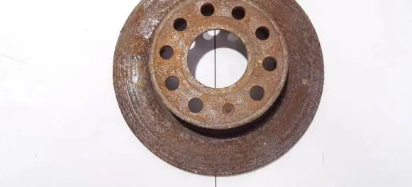 Audi A3 S3 8P Rear brake disc neventiliuojamas