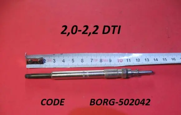Opel Vectra B Glow plug BORG502042