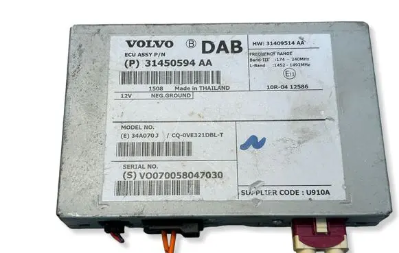 Volvo V40 Antenna control unit 31409514 31450594AA CQ0V2321DBLT
