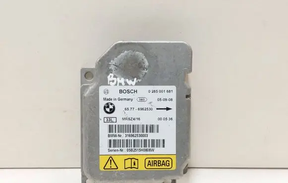 BMW X5 E53 Airbag control unit/module 65776962530 6962530 0285001681
