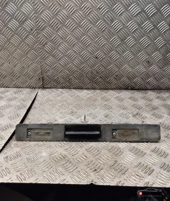 Trunk door license plate light bar