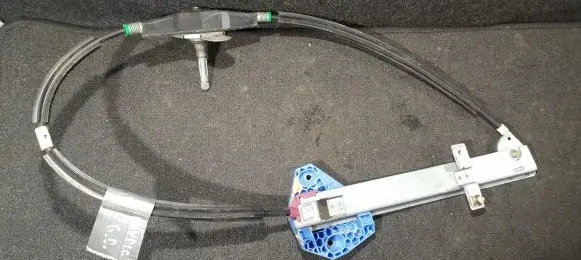 Sliding door window regulator with motor
