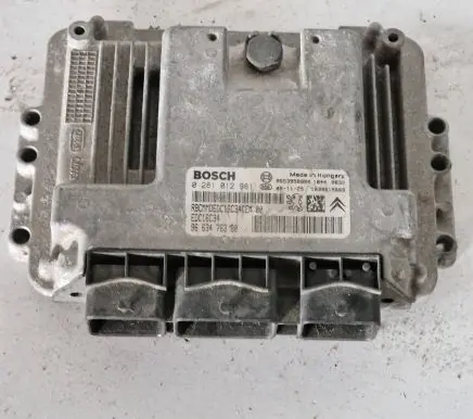 Citroen C4 Grand Picasso Engine ECU kit and lock set 0281012981 9663476380 9653958980