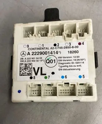 Mercedes-Benz S W222 Door control unit/module A2229001414 A2229015403 A2229023213