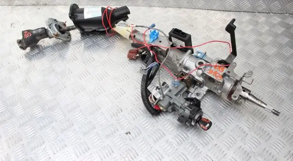 Steering wheel axle set