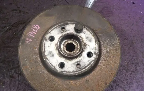 Fiat Doblo Front wheel hub spindle knuckle