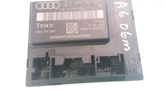 Audi A6 S6 C6 4F Door control unit/module 4F0959794E