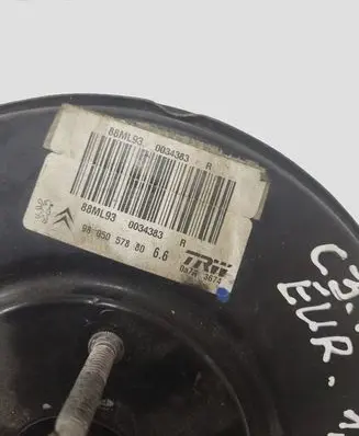 Citroen C3 Picasso Brake booster 9805057880