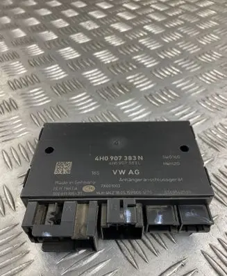 Volkswagen Touareg II Tow bar trailer control unit/module 4H0907383N 4H0907383L