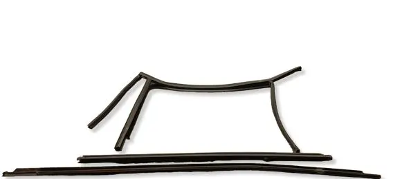 Volkswagen ID.4 Rubber seal rear door window/glass 11A839439