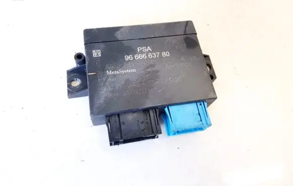 Peugeot 3008 I Parking PDC control unit/module 9666663780
