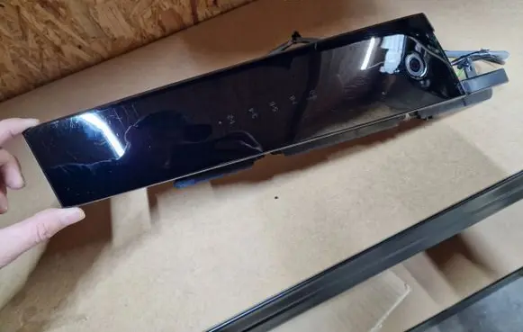 Ford Mustang Mach-E Front door glass trim molding LJ8BR20899BEW