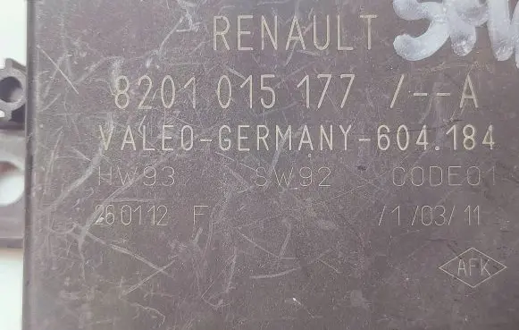 Renault Master III Parking PDC control unit/module 8201015177 260112 604184
