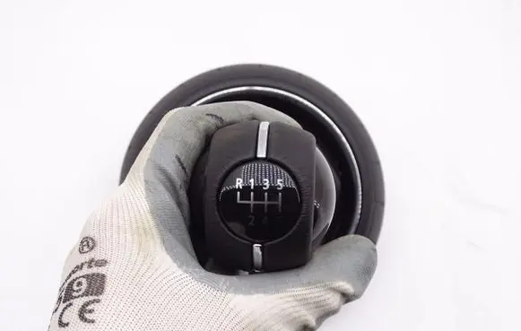 Mini Cooper F57 Gear lever shifter trim leather/knob 9343290