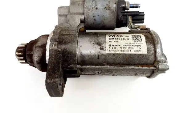 Skoda Fabia Mk3 (NJ) Starter motor 02M911024Q