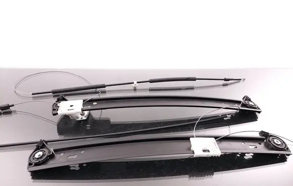 Front window lifting mechanism without motor