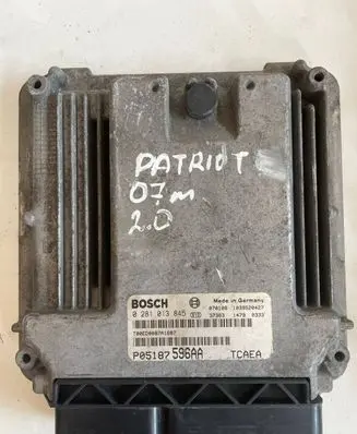 Jeep Patriot Engine control unit/module 0281013845 P05187596AA 1039S20427