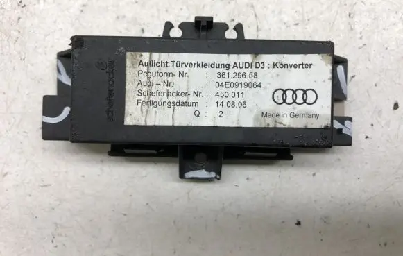 Audi A8 S8 D3 4E Door control unit/module 04E0919064 4E0919064 36129658