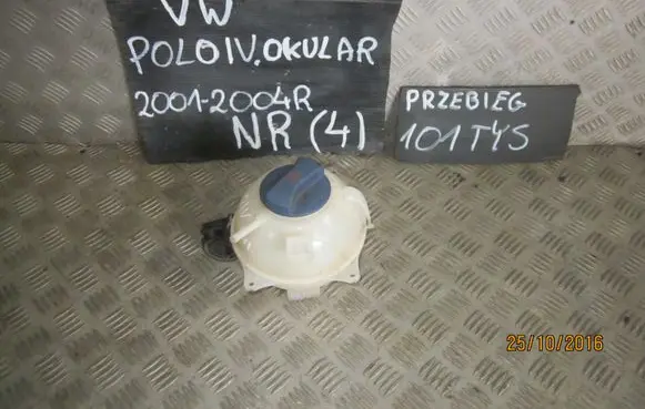 Volkswagen Polo Coolant expansion tank/reservoir 6Q0121407B