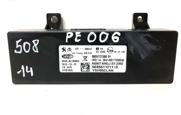 Peugeot 508 Other control units/modules 980572738001