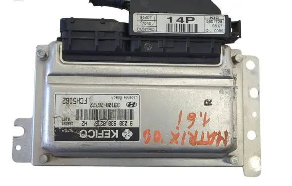 Hyundai Matrix Engine control unit/module 9030930521F 3910826762 FCH5162