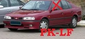 Nissan Primera Front door window glass four-door 43R0000 PK120EF5R23