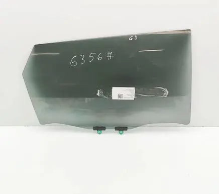Toyota bZ4X Rear door window glass 6810342280