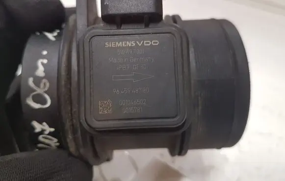 Citroen C6 Mass air flow meter 9645948780