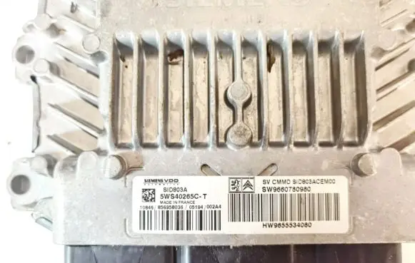 Peugeot 407 Engine control unit/module 9660780980 HW9655534080