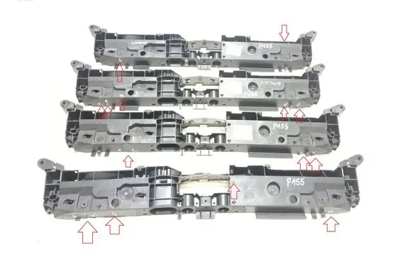 Renault Clio IV Top upper radiator support slam panel 60B104-1 625003860R P155