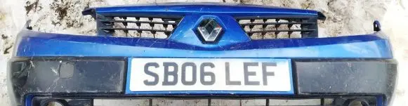 Renault Scenic II - Grand scenic II Front bumper melynas