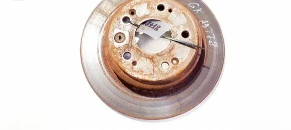 Honda Accord Rear brake disc neventiliuojamas
