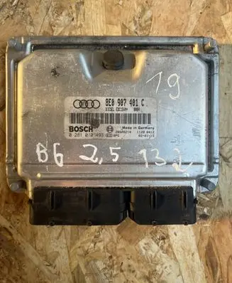 Audi A4 S4 B6 8E 8H Engine control unit/module 8E0907401C 28SA5210 0281010493