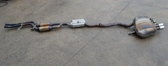 BMW 5 F10 F11 Muffler/silencer 7601242 18307601242 7646919