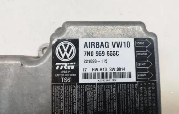 Volkswagen Sharan Airbag control unit/module 7N0959655C 221098115