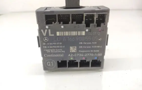 Mercedes-Benz B W246 W242 Door control unit/module A1669013701
