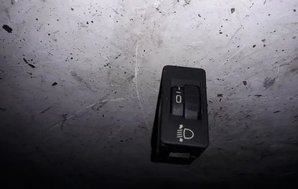 Peugeot 308 Headlight level height control switch