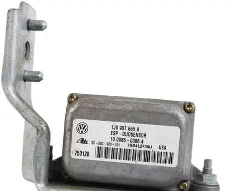 Volkswagen Golf IV ESP acceleration yaw rate sensor 1J0907655A 1J1907637D