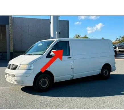 Volkswagen Transporter - Caravelle T5 Front door window glass four-door 43R001100 DOT249M24AS2