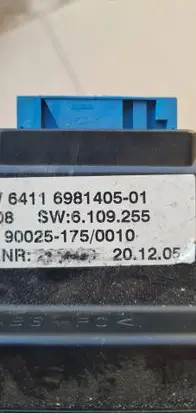 BMW 7 E65 E66 Climate control unit 6981405 900251750010