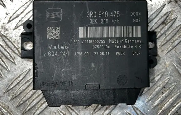 Seat Exeo (3R) Parking PDC control unit/module 3R0919475 07533104 604141