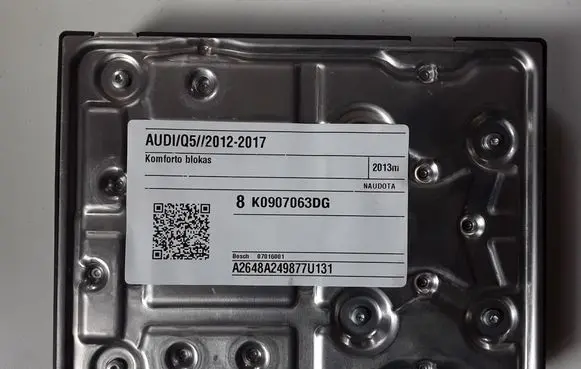 Audi Q5 SQ5 Comfort/convenience module 