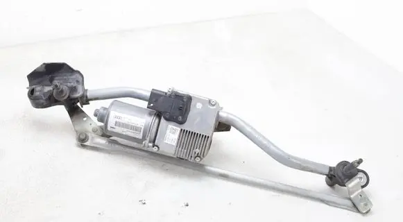 Front wiper linkage and motor