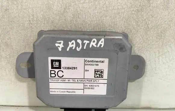 Opel Astra J GPS navigation control unit/module 13384291
