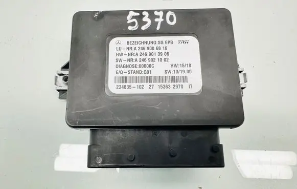 Mercedes-Benz B W246 W242 Hand brake control module A2469006816 A2469021002